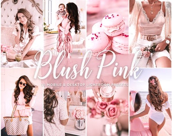 15 Blush Pink Presets and Pastel Presets for Lightroom Mobile & Lightroom Desktop