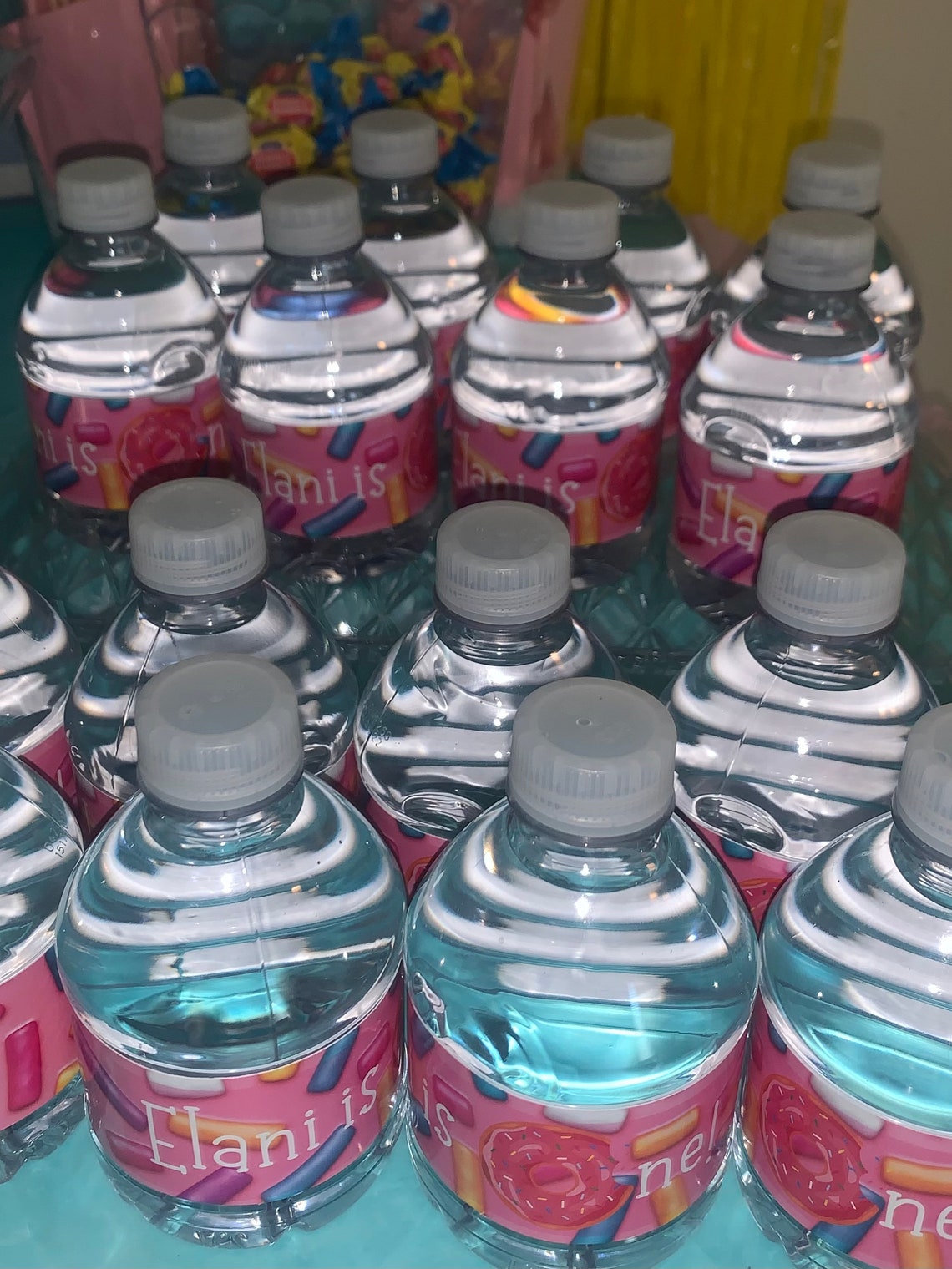 custom water bottle labels birthday