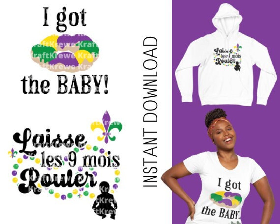 mardi gras maternity shirt