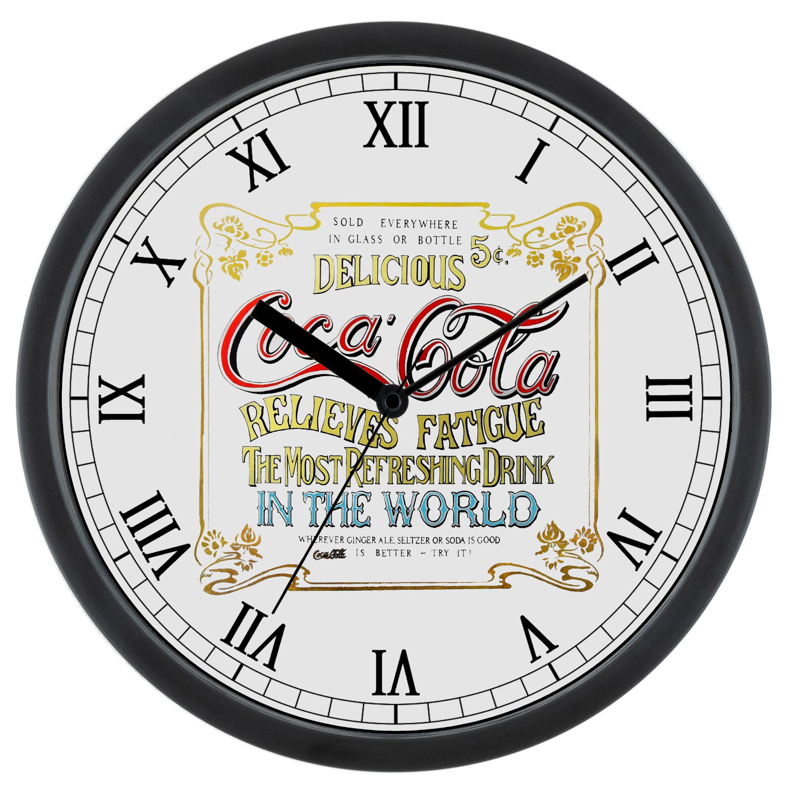 VINTAGE Coca Cola Wall Clock Retro Wall Clock Retro Décor Etsy