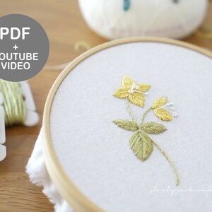5 Floral Hand Embroidery Patterns PDF | 3D Flower Designs With Video ...
