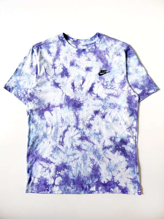Purple tie dye nike shirt clearance