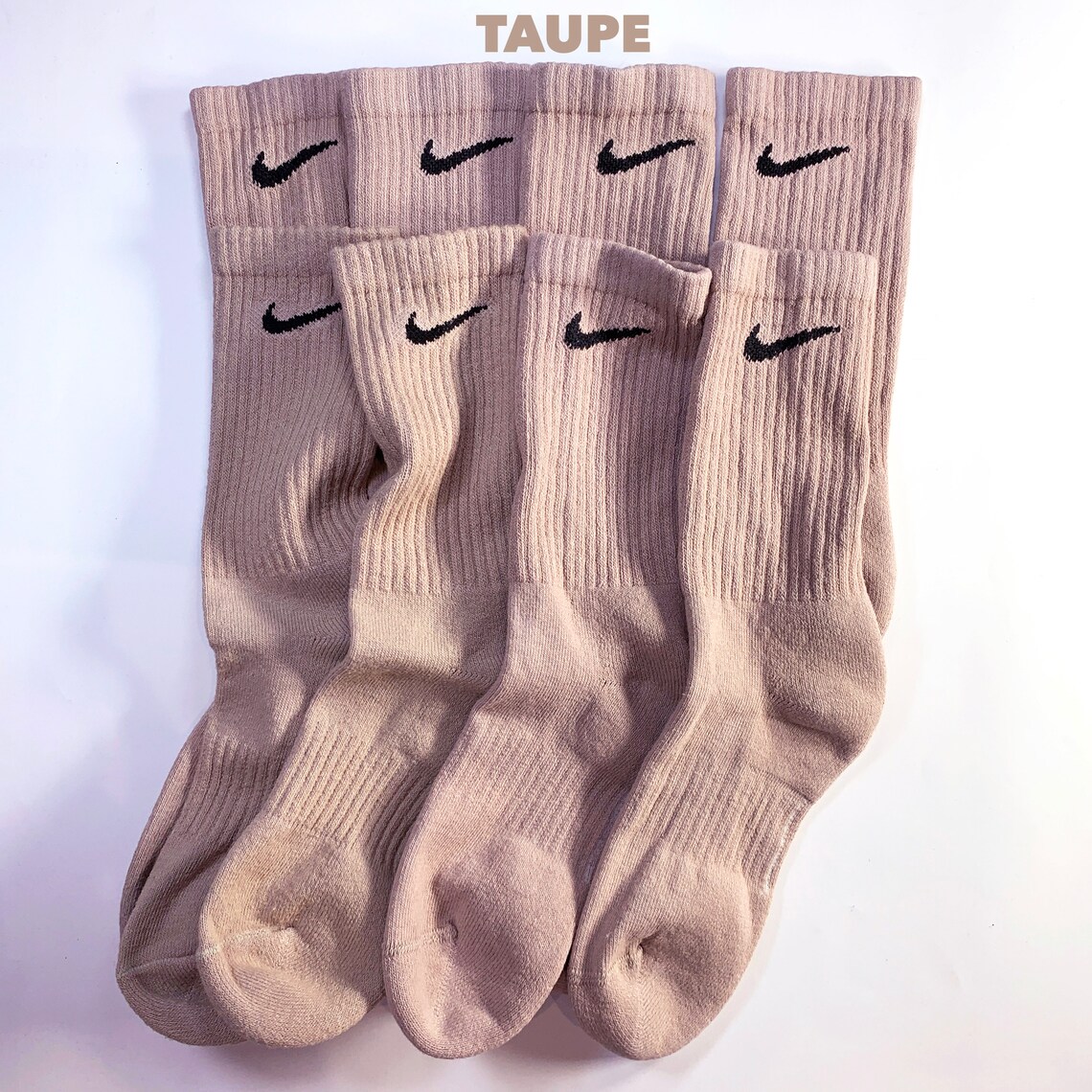 Neutral Nike Socks/Tie Dye/Block | Etsy