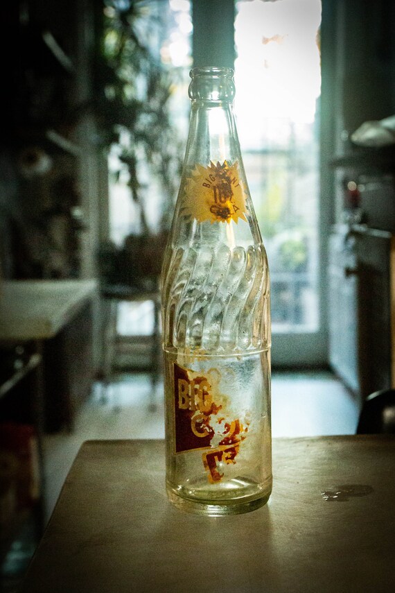 1950s Clear Vintage Big Giant Cola Soda Bottle - Etsy