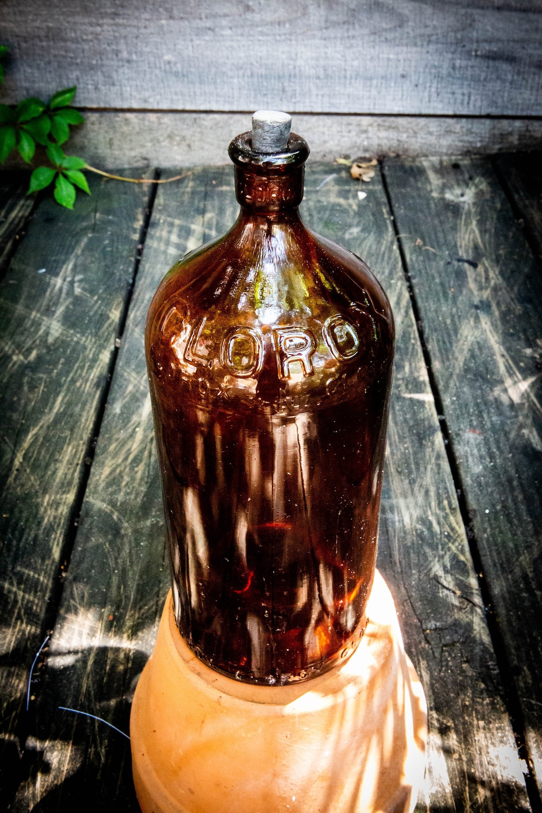 1930's Amber Vintage Clorox Glass Bottle - Etsy