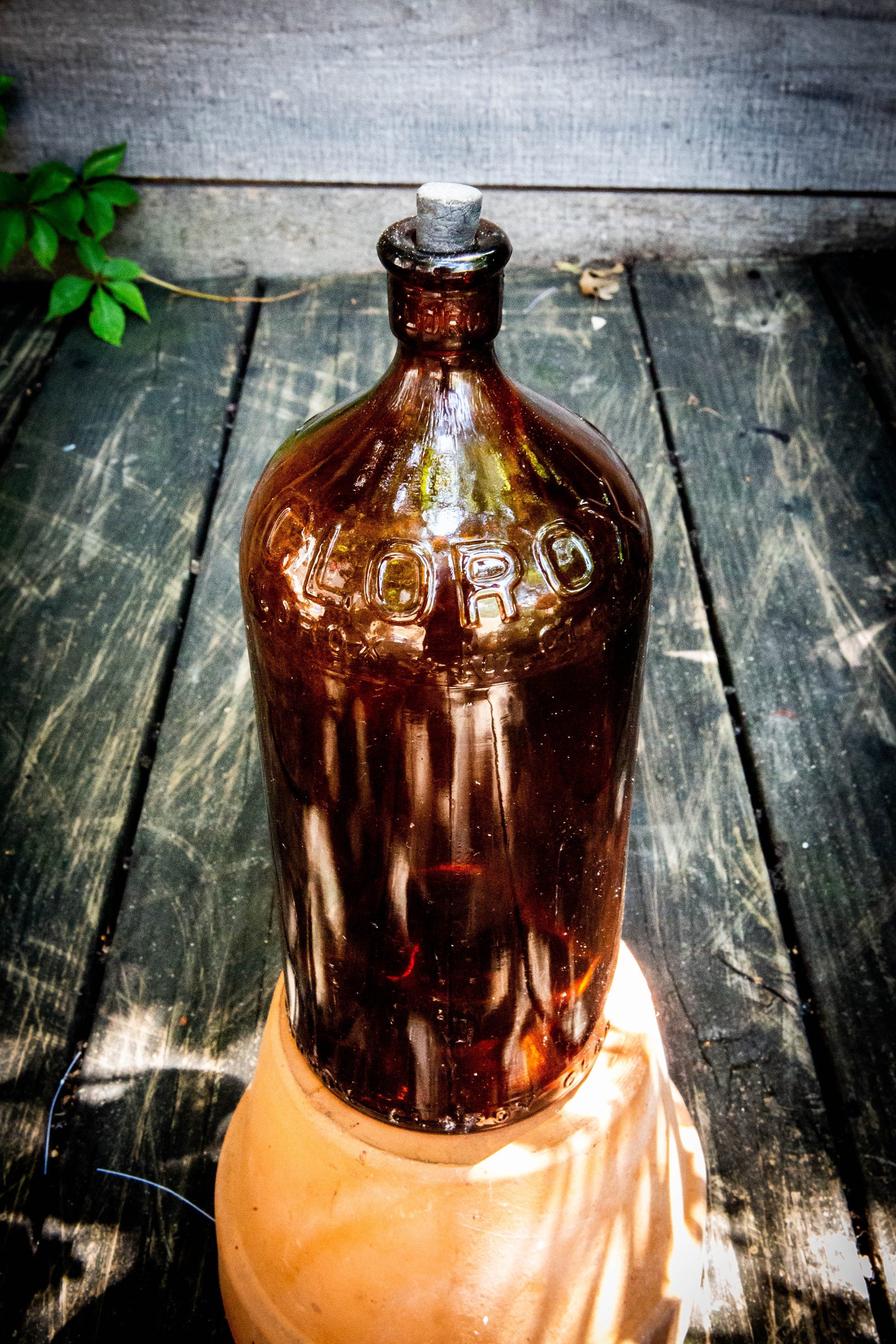 1930's Amber Vintage Clorox Glass Bottle - Etsy