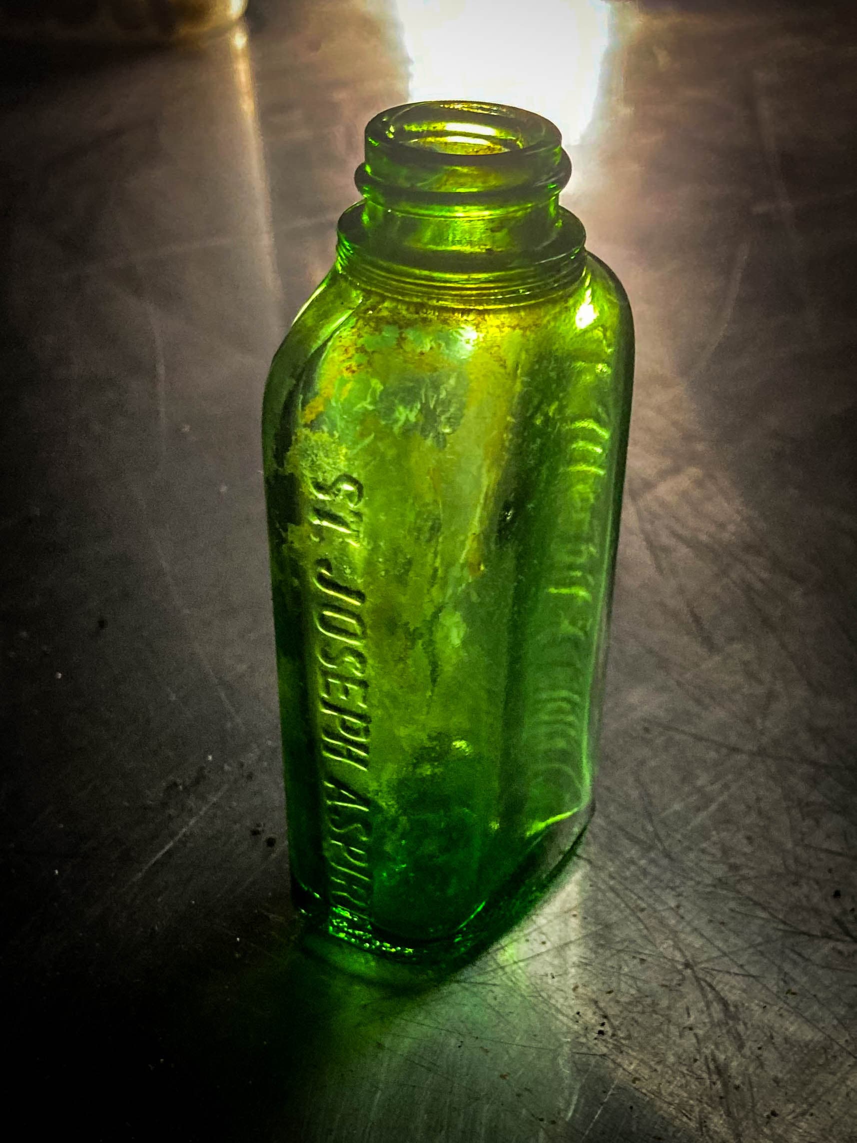 Set of 3 1930's Vintage Aspirin Glass Bottles Etsy