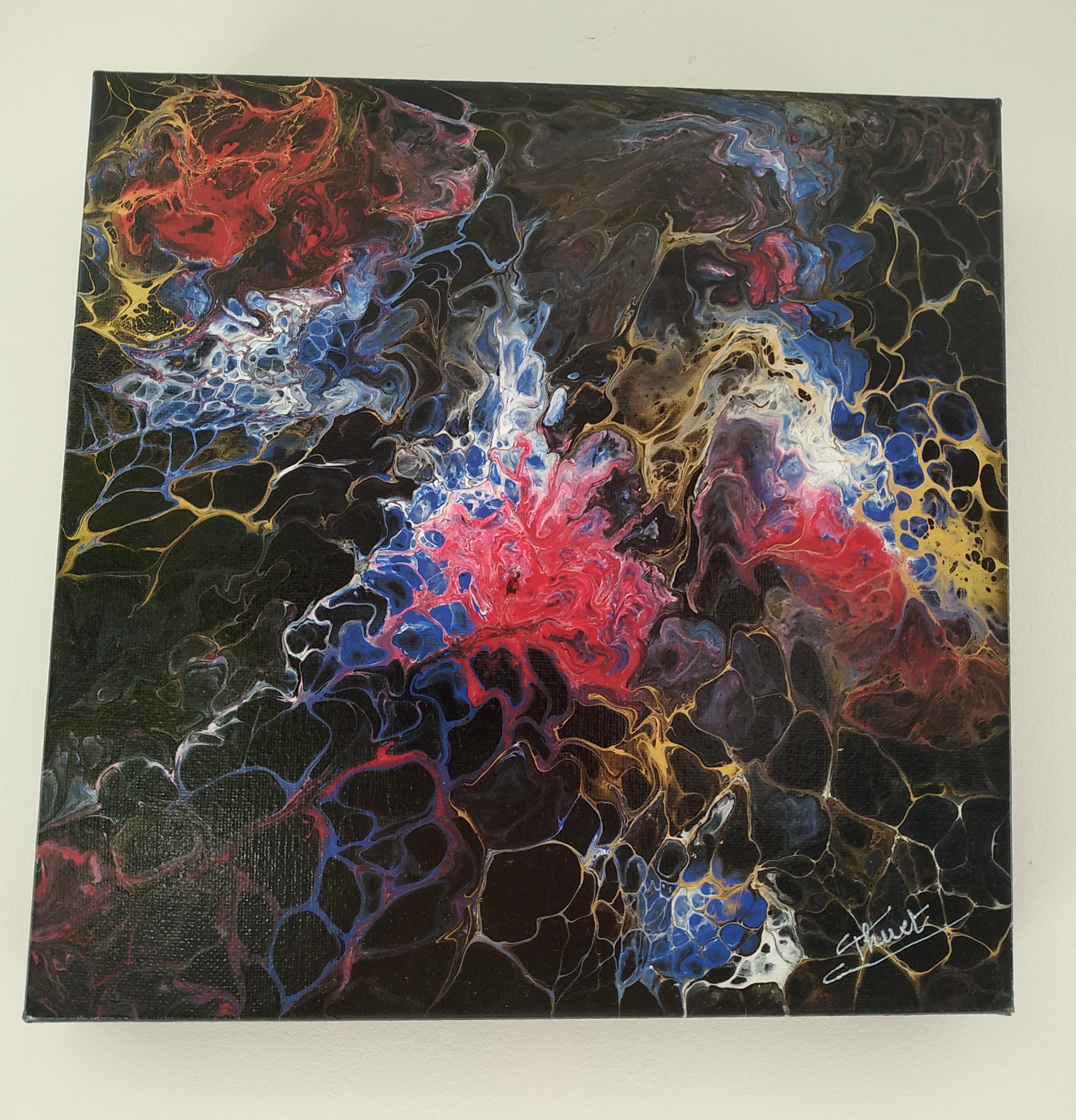 Tableau Acrylique Pouring