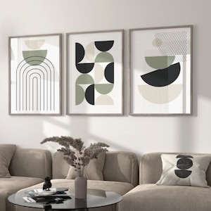 Set of 3 modern abstract wall art, bedroom prints, bathroom prints, living room wall art, modern art, High quality, FREE DELIVERY (040)