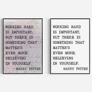 Harry Potter Wall Art, Minimalist Art 
