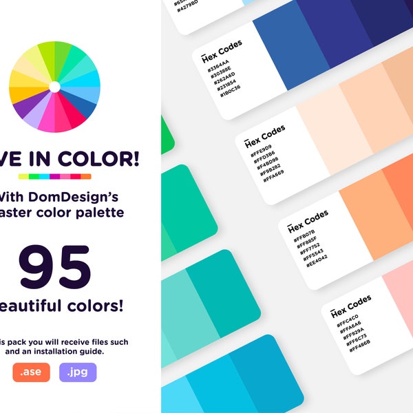 Adobe Illustrator - DomDesigns Color Palette Swatches