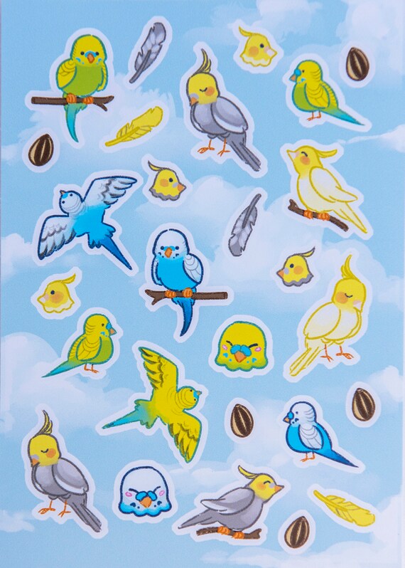 Birb Post Sticker Sheet Birb Post Sticker Sheet