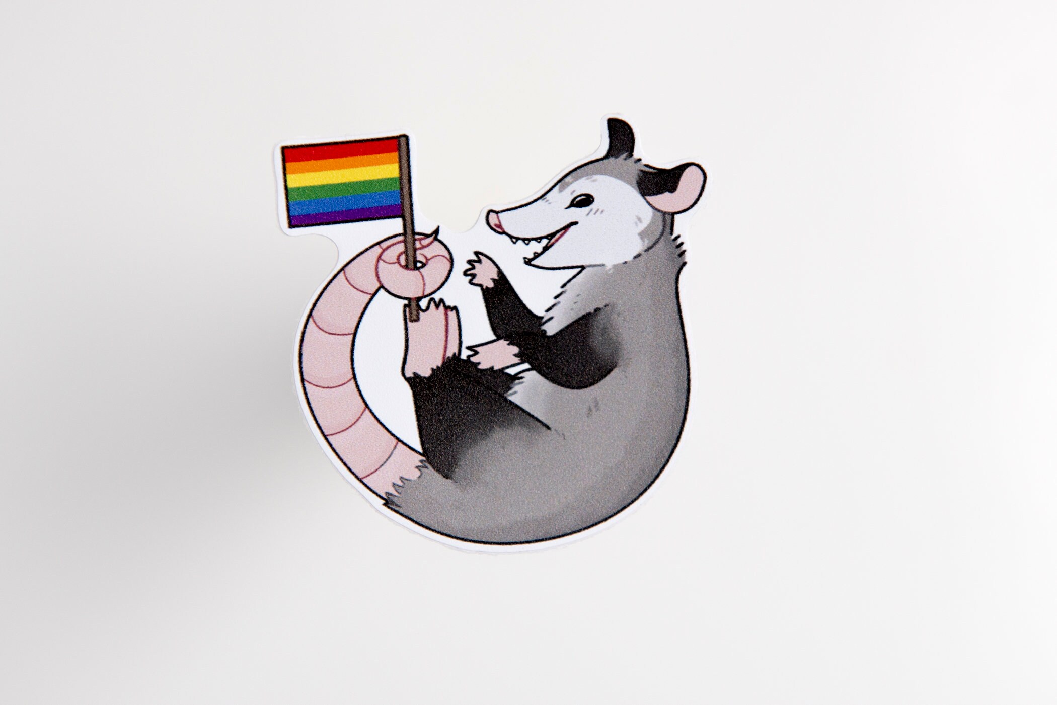 Gay Pride Possum Sticker | LGBT Pride | Pride Flag Sticker - Etsy