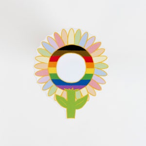 Flower Venus Symbol | Gay Pride | Pride Flag Sticker