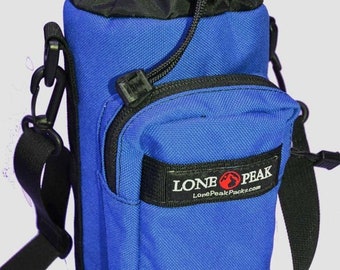 Lone Peak 40 Oz Insulated Water Bottle Carrier with Shoulder Strap for Women, Men, Kid, Walking, Gym, Traveling |  Adjustable Bottle Pouch