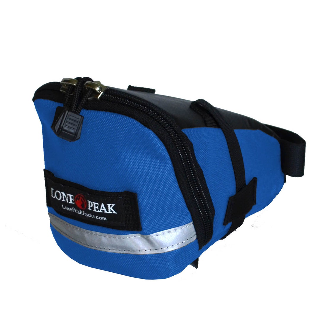 Lone Peak Hatchback Bicycle Seat Bag With Zipper Bike Saddle Bag