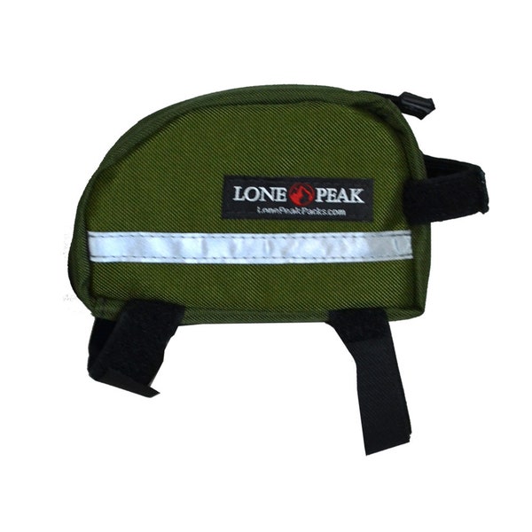 Lone Peak Kickback Bicycle Top Tube Bag | Bicycle Accessories | Bike Phone Bag | Bicycle Front Frame Bag Pack | Bikepacking Travel Bag