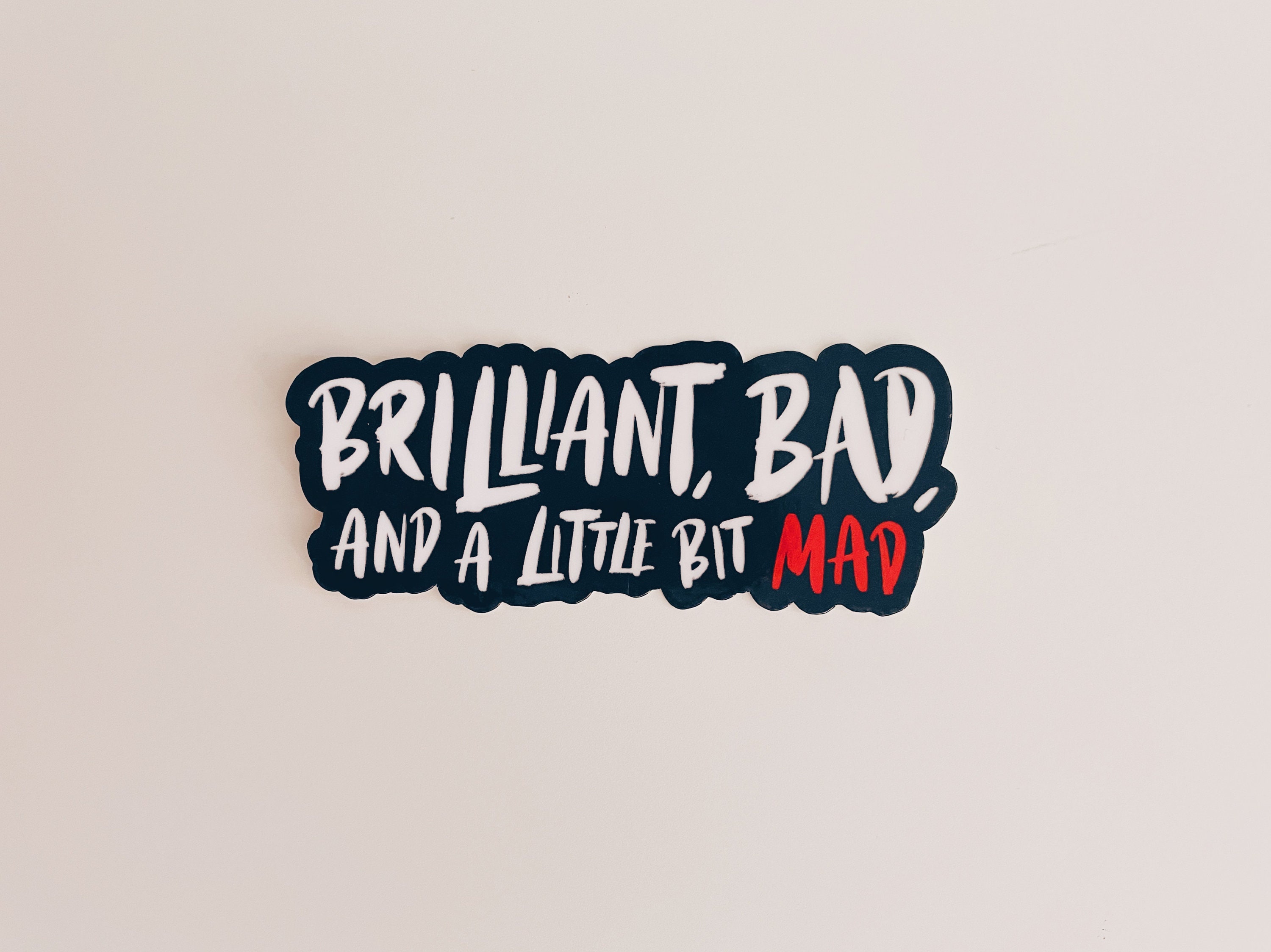 Cruella de Vil Brilliant Bad and a Little Bit Mad 101 Dalmatians Stic…