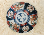 Rare Antique Japanese Imari Hand Painted Scallop Bowl - 6