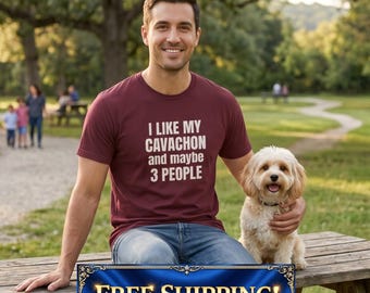 Cavachon Shirt, Dog Mom Shirt, Dog Dad Shirt, Funny Dog Lover Gift, Cavachon Gift