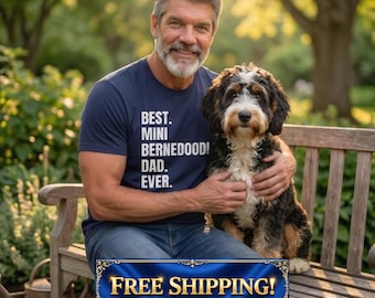 Mini Bernedoodle Shirt, Bernedoodle Dad Shirt, Dog Dad Shirt, Funny Doodle Dad Gift, Bernedoodle Gift for Men