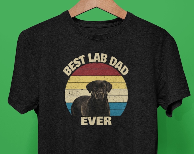 Labrador Retriever Silhouette Comfort Colors T-shirt, Lab Mom Shirt ...
