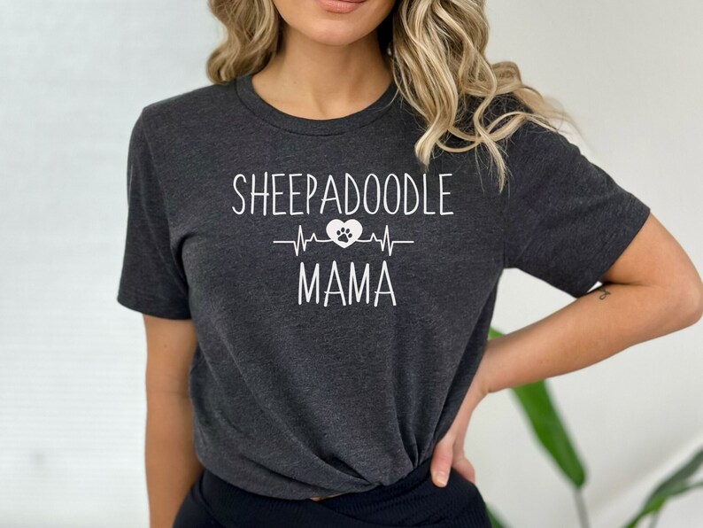 Sheepadoodle Shirt for Dog Mom, Sheepadoodle Gifts. Sheepadoodle T ...