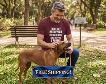 Rhodesian Ridgeback Shirt, Dog Mom Shirt, Dog Dad Shirt, Dog Lover Gift, Rhodesian Ridgeback Gift