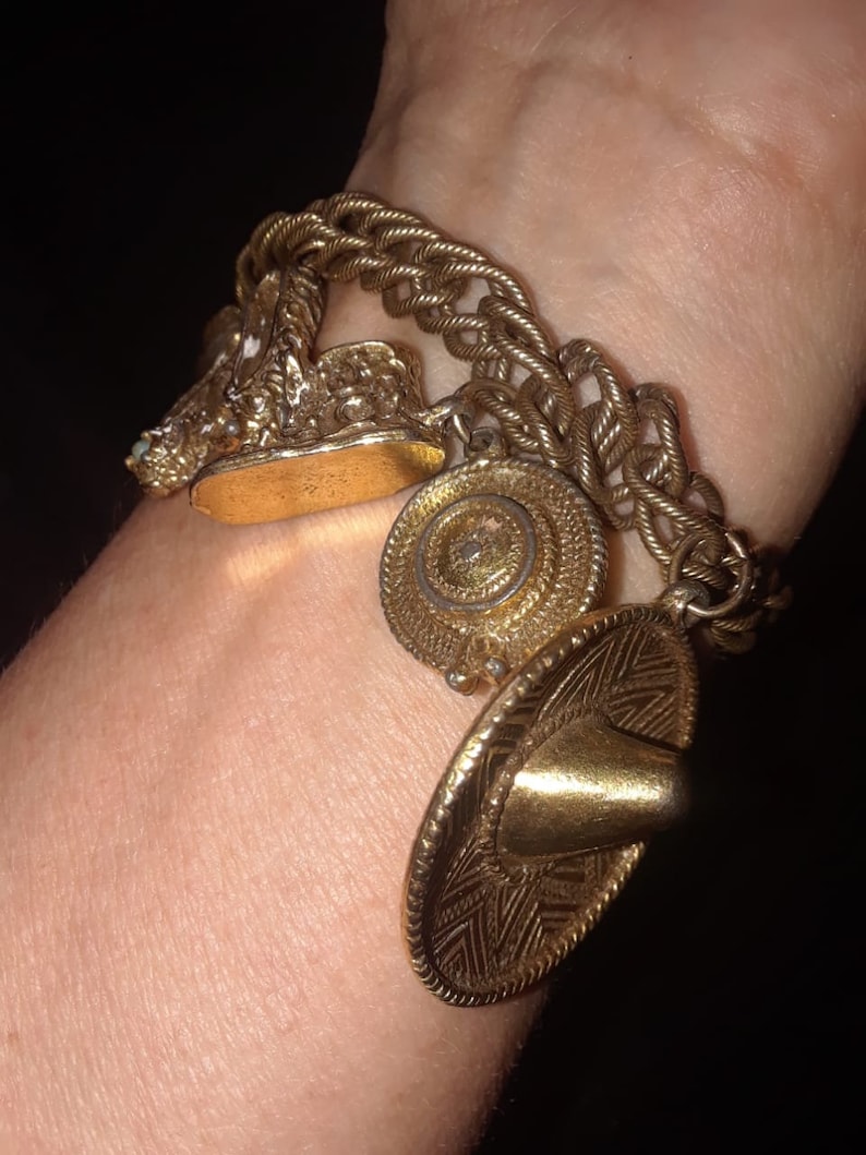 Vintage Bracelet with charms