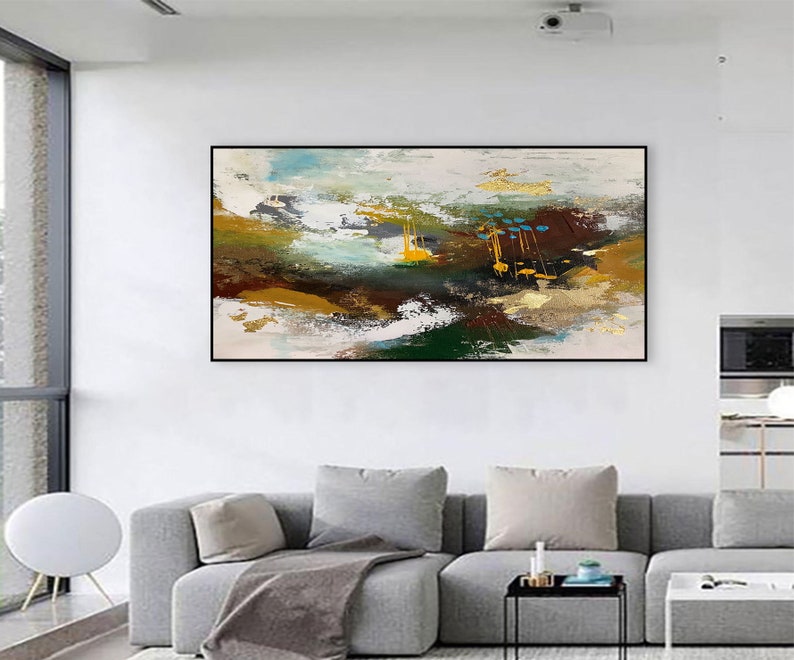 Extra Large Oil Paintings on Canvasmodern Wall Artoriginal Etsy