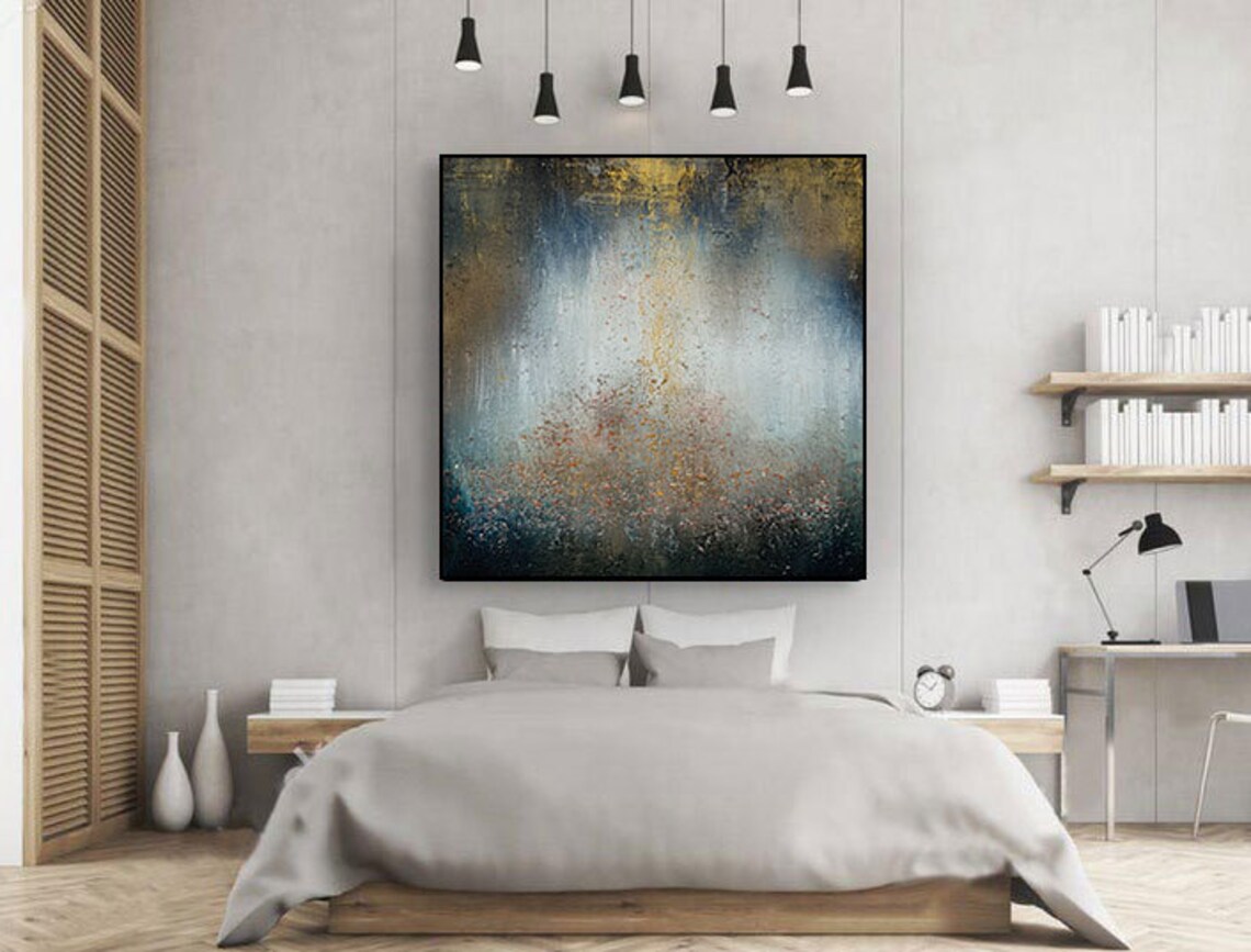 Extra Large Oil Paintings on Canvasmodern Wall Artoriginal Etsy