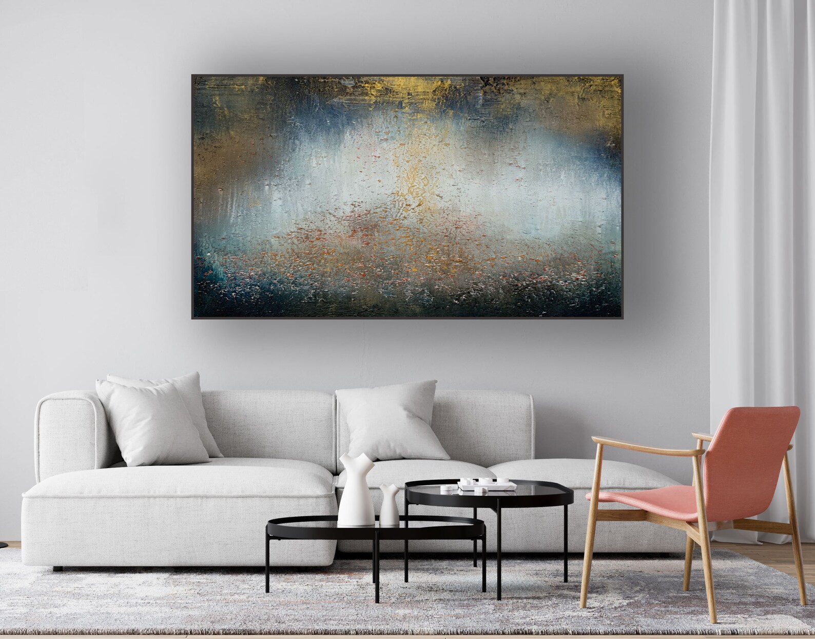 Extra Large Oil Paintings on Canvasmodern Wall Artoriginal Etsy