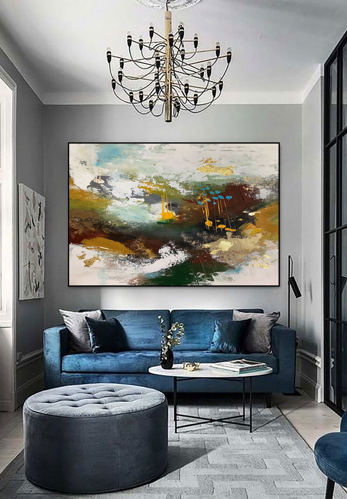 Extra Large Oil Paintings on Canvasmodern Wall Artoriginal Etsy