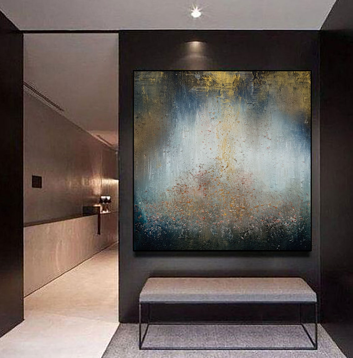 Extra Large Oil Paintings on Canvasmodern Wall Artoriginal Etsy