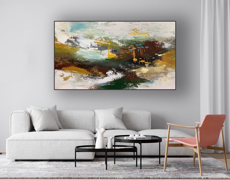 Extra Large Oil Paintings on Canvasmodern Wall Artoriginal Etsy