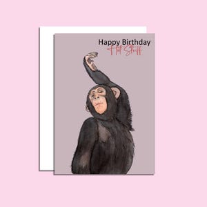 Birthday Card | Funny Cards| Watercolour