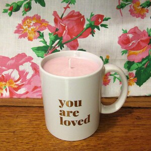 Self-Care Affirmation Mug Candle Gift
