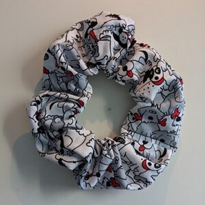 Cartoon Pups Hair Scrunchie
