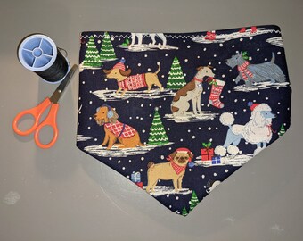 12-teiliges Set Hundebandanas – Für Weihnachten, Halloween, Thanksgiving & Mehr