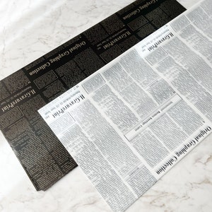 Farm Newspaper Wrapping Paper