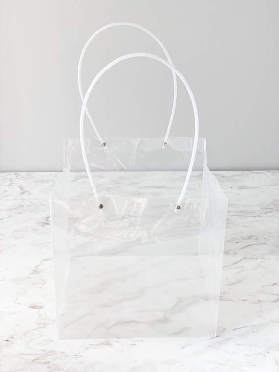 Resealable Clear Pvc Gift Bag Capacity 2 Kg