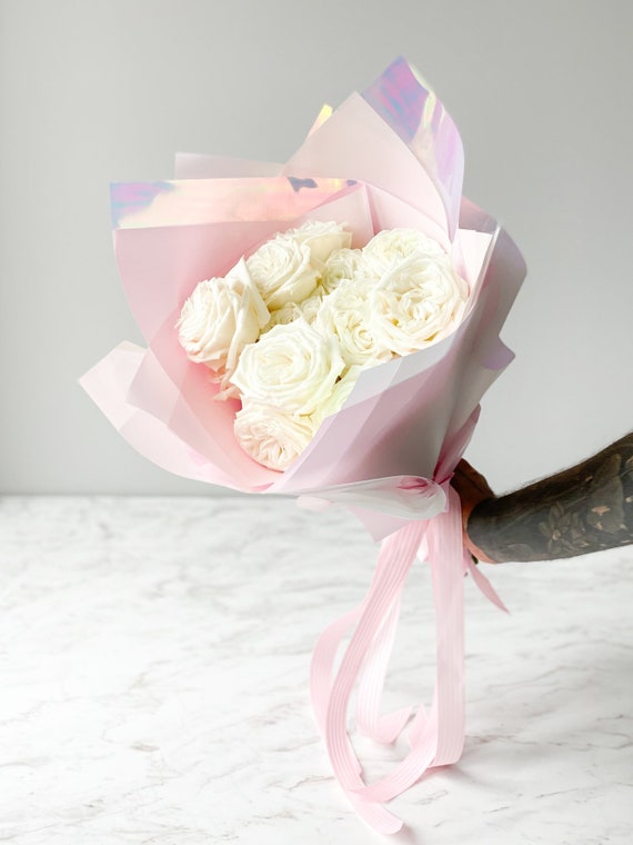 Luxury Marble Waterproof Bouquet Wrap Paper