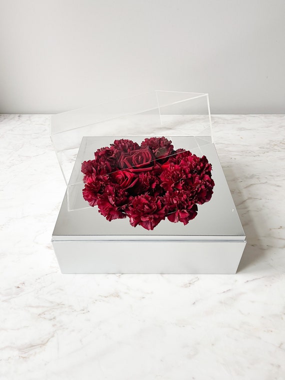 Luxury Acrylic Box Acrylic Gift Box Acrylic Flower Box Etsy