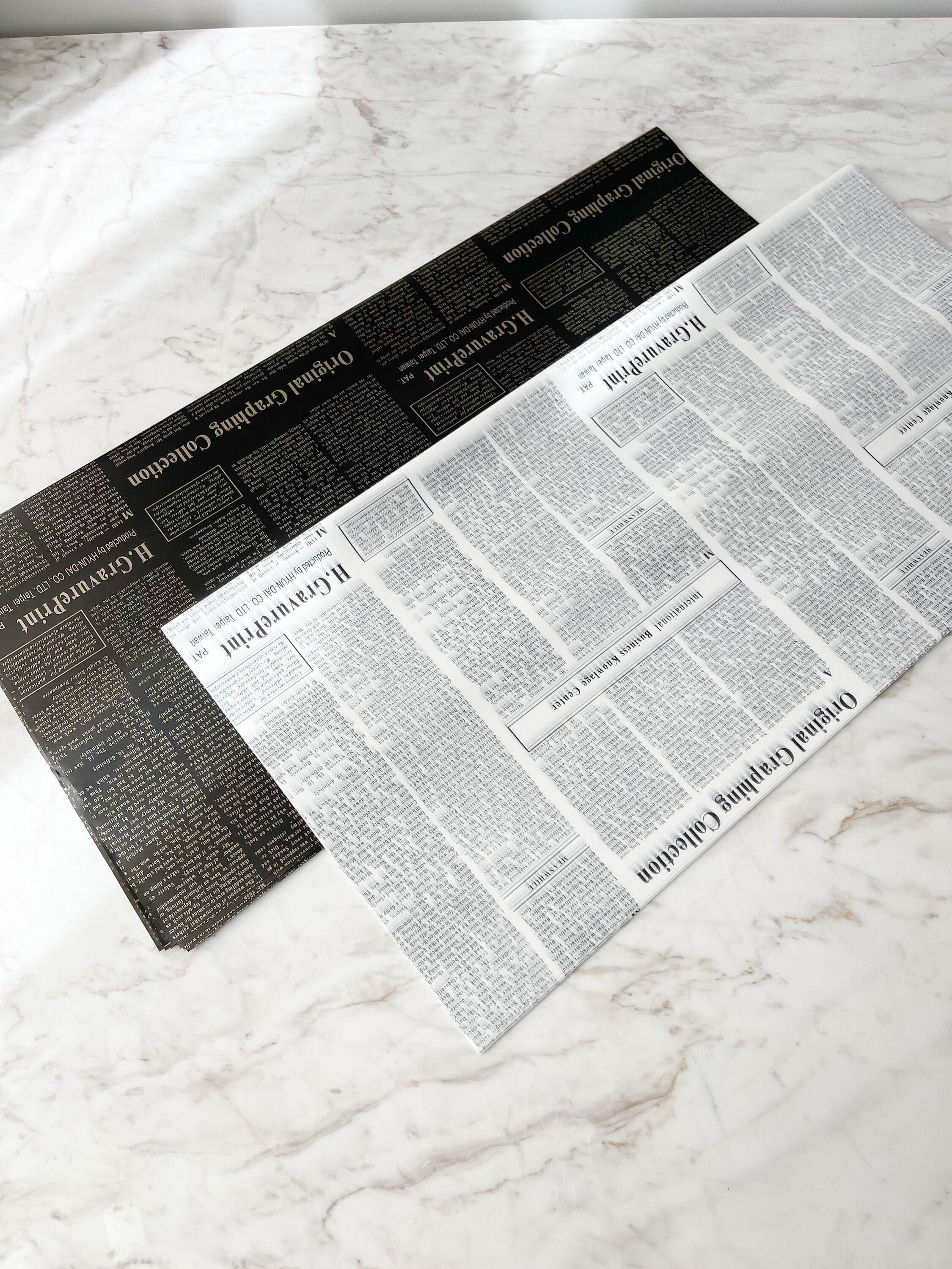 20 Sheets Newspaper Wrapping Papers Gift Wrap Gift Etsy