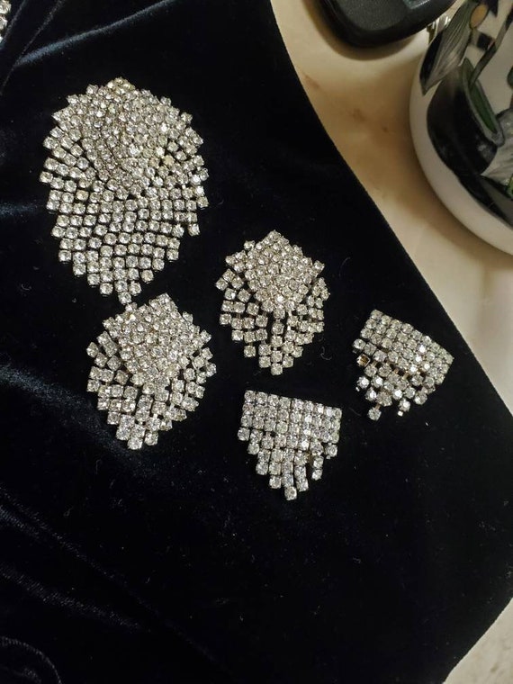 Waterfall rhinestone Set