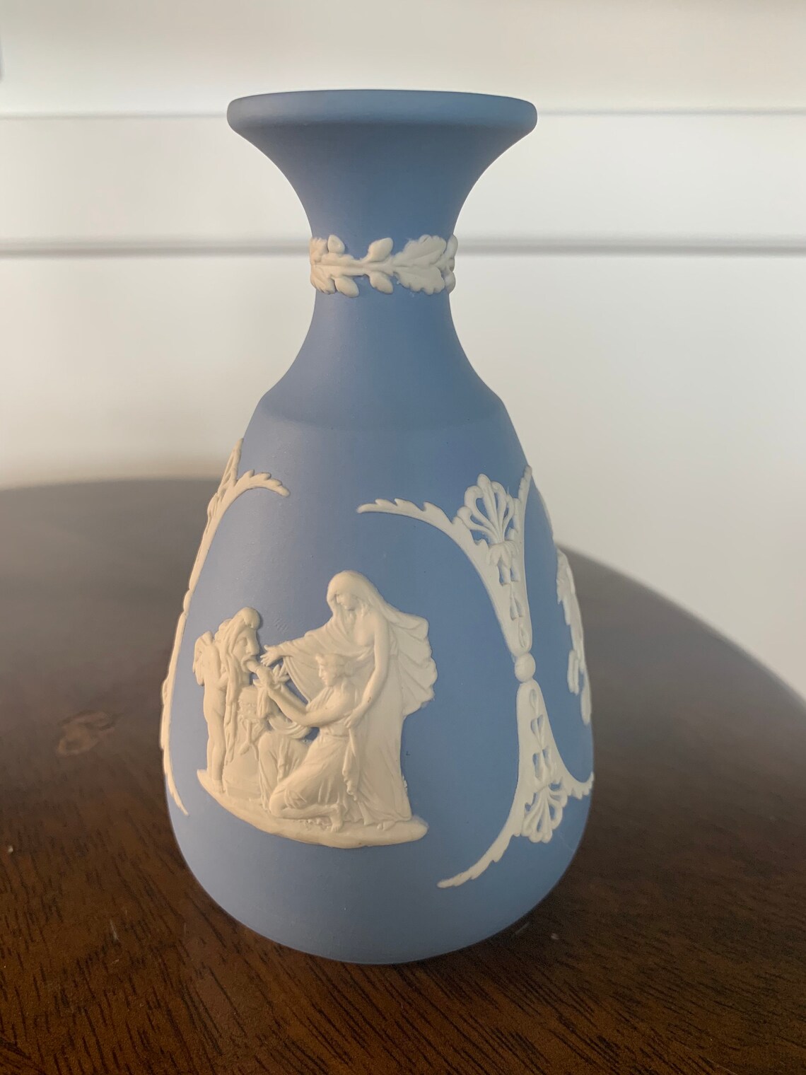 Wedgwood Antique Blue Vase Etsy