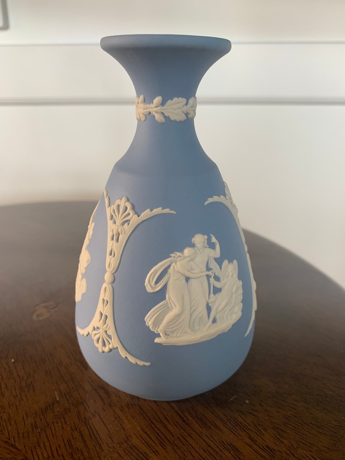 Wedgwood Antique Blue Vase Etsy