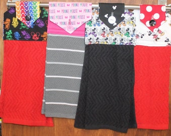 Disney Character Handmade Hanging Kitchen Towel