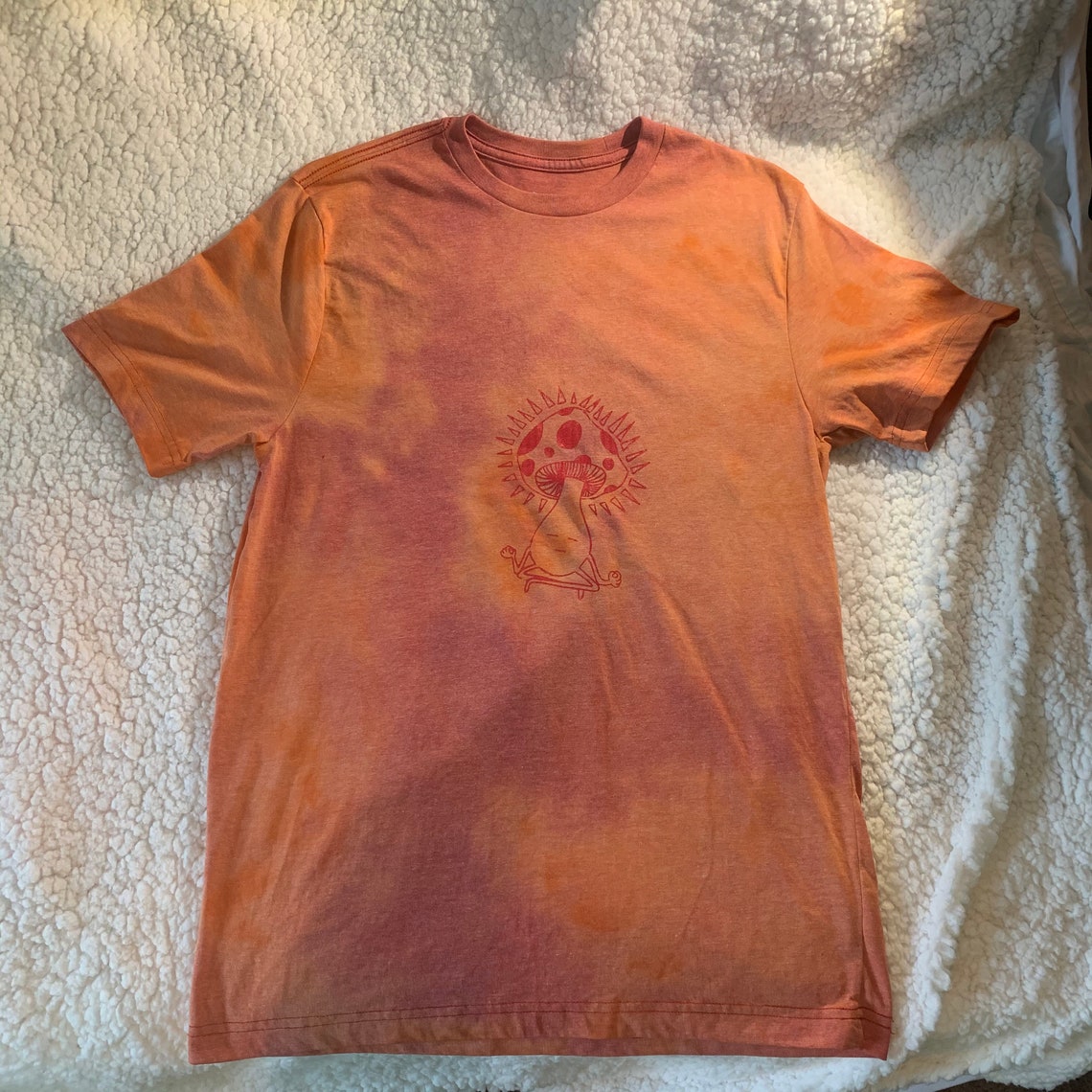 Bleach tie-dye and screen printing t shirt | Etsy Can You Bleach A Screen Printed Shirt