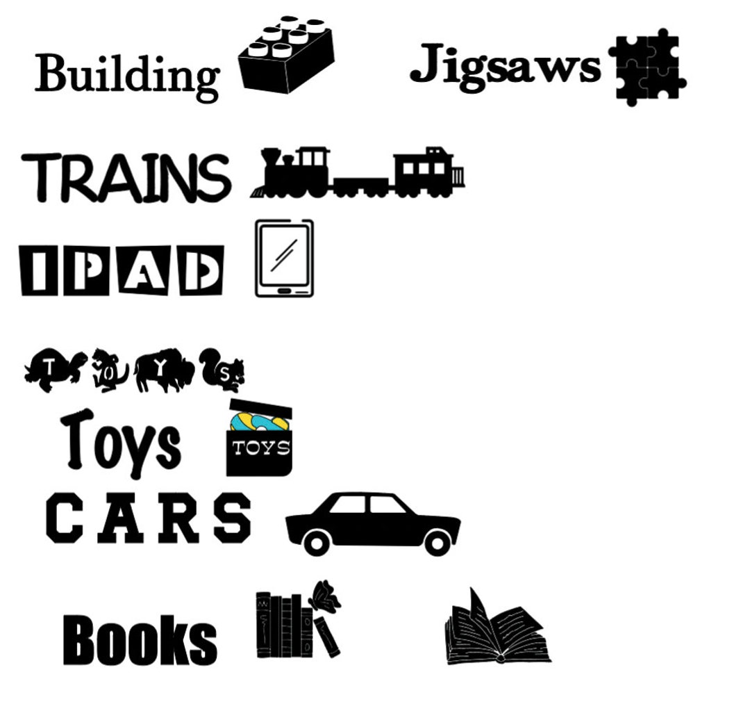 Custom Toy Box Labels Etsy UK